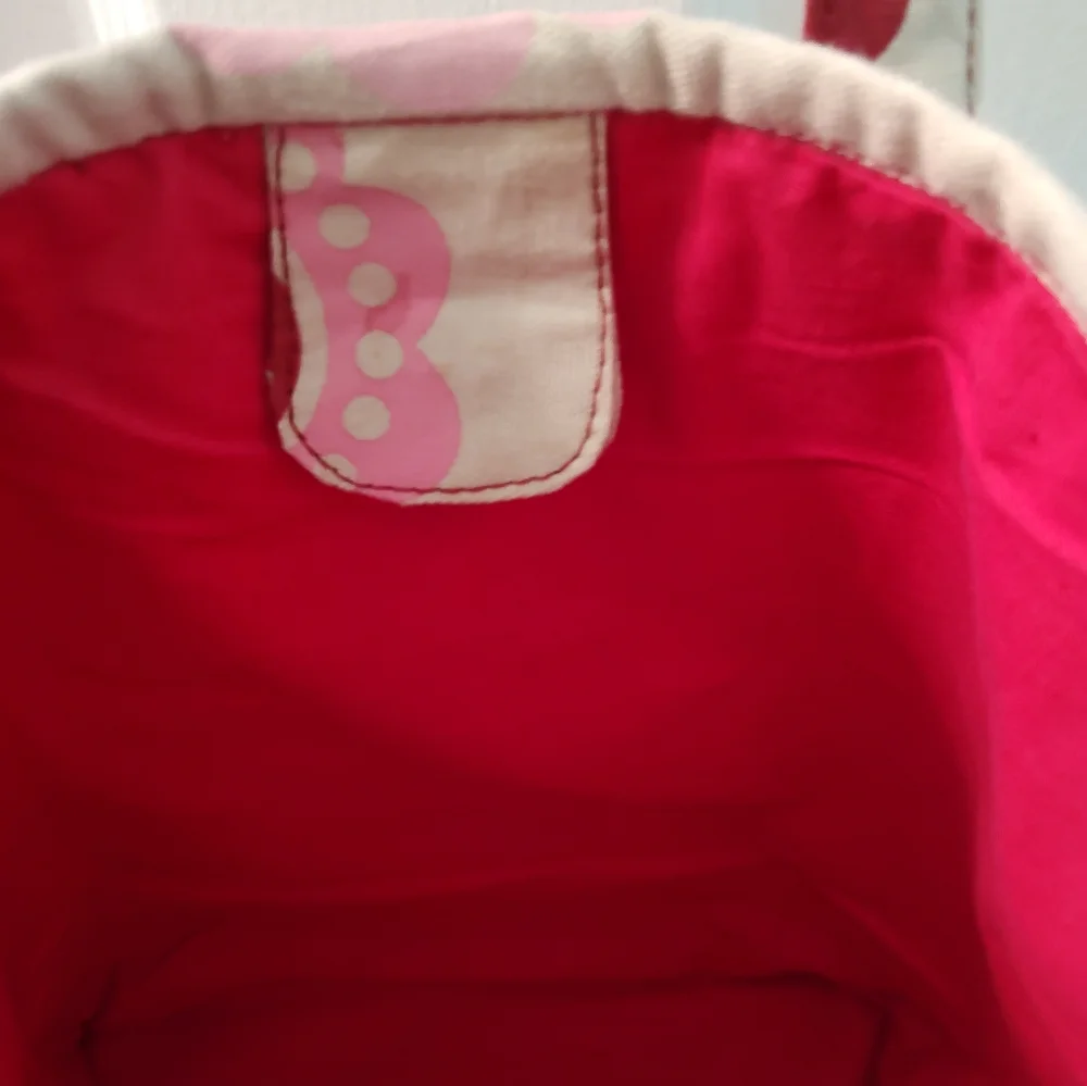 Buckhead Betties Pink and Red Quilted Tote Bag